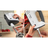 Bosch Home Handmixer ErgoMixx MFQ37470 weiß/grau, 750 Watt, mit Mixfuß