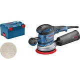 Bosch Professional Exzenterschleifer GEX 40-150 Professional blau/schwarz, 400 Watt, L-BOXX