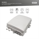 Digitus FTTH Distributionsbox für Außen - 24 LC/Duplex oder 24 SC/Simplex Kupplungen, Spleißbox 