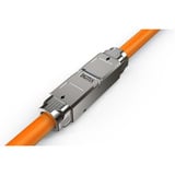 Digitus Professional Cat.6a Kupplung für Feldanwendungen, 500 MHz, 10GBase-T mit Metallschraubkappe