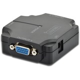 Digitus VGA Splitter 350MHz, 2-Port, Video-Splitter schwarz