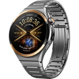 Huawei Watch 6 Pro 46mm (Leib-L29D), Smartwatch grau, Space Edition, schwarzes Titan-Armband