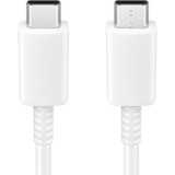 SAMSUNG USB 2.0 Kabel, USB-C Stecker > USB-C Stecker weiß, 1 Meter, PD, Laden mit bis zu 100 Watt