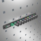 Wera Nuss-Magnetleiste C Impaktor 1 Steckschlüsseleinsatz-Satz 1/2" schwarz/grün, 9‑teilig, für Schlagschrauber