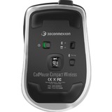 3DConnexion CadMouse Compact Wireless, Maus schwarz/silber, inkl. Transporttasche