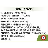 COBI Somua S-35, Konstruktionsspielzeug Maßstab 1:72
