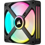 Corsair iCUE LINK QX120 RGB 120-mm-PWM-Lüfter, Gehäuselüfter schwarz, Erweiterungskit