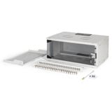 Digitus Netzwerk-Set SOHO Pro 19" 540x400 mm (BxT), IT-Schrank hellgrau, unmontiert, 4 Höheneinheiten