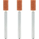 Dremel Korund-Schleifspitze Ø 4,8 mm (8153), Schleifstift 3 Stück, Schaft Ø 3,2mm