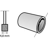 Dremel Korund-Schleifspitze Ø 4,8 mm (8153), Schleifstift 3 Stück, Schaft Ø 3,2mm