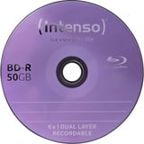 Intenso BD-R 25 GB, Blu-ray-Rohlinge 6fach, 25 Stück, Retail