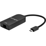 Kensington USB Adapter, USB-C Stecker > RJ-45 Buchse schwarz, 2,5 Gbit/s
