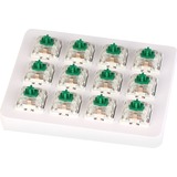 Keychron Gateron G Pro Green Switch-Set, Tastenschalter grün/transparent, 12 Stück