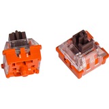 Keychron Lava Optical Brown Switch-Set, Tastenschalter braun/transparent, 87 Stück