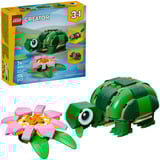 LEGO 31377 Creator 3-in-1 Schildkröte mit Seerose, Konstruktionsspielzeug 