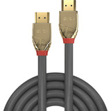 Lindy High Speed HDMI Kabel, Gold Line grau, 5 Meter