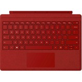 Microsoft Surface Pro Signature Type Cover, Tastatur rot, DE-Layout