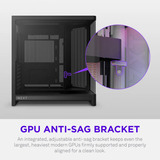 NZXT H6 ( 2026 ) All Black, Tower-Gehäuse schwarz, Tempered Glass x 2
