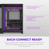 NZXT H6 ( 2026 ) All Black, Tower-Gehäuse schwarz, Tempered Glass x 2