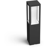 Philips HUE White & Color Ambiance Impress Sockelleuchte (Niedervolt), LED-Leuchte schwarz