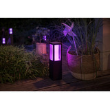 Philips Hue White & Color Ambiance Impress Sockelleuchte (Niedervolt), LED-Leuchte schwarz