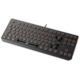 SPC Gear GK630K Tournament, Gaming-Tastatur schwarz/transparent, DE-Layout, Kailh RGB Brown, Pudding Edition