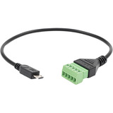 Shelly 5-Terminal Add-on, Kabel schwarz