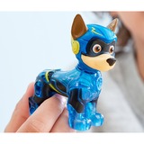 Spin Master Paw Patrol: Der Mighty Kinofilm, Chases Deluxe Superhelden-Raketenfahrzeug, Spielfahrzeug blau/schwarz, inkl. Chase Figur