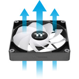 Thermaltake CT120 Reverse ARGB Sync PC Cooling Fan, Gehäuselüfter schwarz, 2er Pack, ohne Controller, Reverse, 120 mm