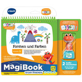 VTech MagiBook Lernstufe 1 - Formen und Farben inkl. Story'Friend Lernfigur, Lernbuch 