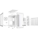 be quiet! Light Base 900 DX , Big-Tower-Gehäuse weiß, Tempered Glass x 2