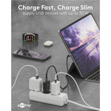 goobay USB-C PD GaN Schnellladegerät Slim (30 W) schwarz