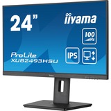 iiyama ProLite XUB2493HSU-B6, LED-Monitor 61 cm (24 Zoll), schwarz (matt), FullHD, Adaptive-Sync, IPS, 100Hz Panel