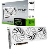 ASUS GeForce RTX 5070 PRIME OC WHITE, Grafikkarte weiß, DLSS 4, 3x DisplayPort, 2x HDMI 2.1