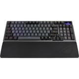 ASUS ROG Azoth 96 HE, Gaming-Tastatur schwarz, DE-Layout, ROG HFX V2