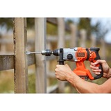 BLACK+DECKER Akku-Kombihammer BCD900B, 18Volt, Bohrhammer orange/schwarz, ohne Akku und Ladegerät