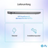 HP OmniBook Ultra 14-fd0097ng, Notebook silber, AMD Ryzen AI 9 HX 375, AMD Radeon 890M, 32 GB LPDDR5X, 1 TB (1 TB SSD), Windows 11 Home 64-Bit