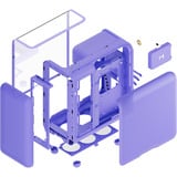 HYTE X50 , Tower-Gehäuse violett, Tempered Glass