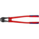 KNIPEX Bolzenschneider 71 72 610, Schneid-Zange rot/blau, Länge 610mm, 12-fach einstellbar, mit Dämpfer