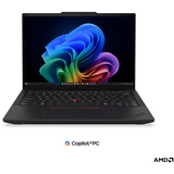 Lenovo ThinkPad T14 AMD G7 (21WV001YGE), Notebook schwarz, AMD Ryzen AI 5 PRO 440, AMD Radeon 840M, 16 GB DDR5, 512 GB (512 GB SSD), Windows 11 Pro
