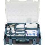 Makita Erste-Hilfe-Set im MAKPAC Organizer P-84919, Erste Hilfe blau/transparent, 84-teilig, DIN 13157