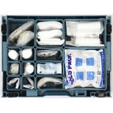 Makita Erste-Hilfe-Set im MAKPAC Organizer P-84919, Erste Hilfe blau/transparent, 84-teilig, DIN 13157