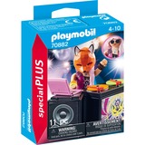PLAYMOBIL 70882 specialPLUS DJ mit Mischpult, Konstruktionsspielzeug Inkl. cooler Fuchsmaske