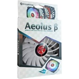 RAIJINTEK Aeolus ß- ARGB 120x130x13, Gehäuselüfter schwarz/weiß