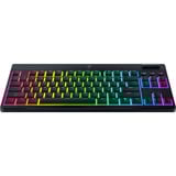 Razer BlackWidow V4 Low-Profile TKL HyperSpeed, Gaming-Tastatur schwarz, DE-Layout, Razer Low-Profile Orange