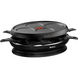 Tefal 2-in-1 Raclette Crep'party Store'Inn RE3208 schwarz, 1.050 Watt, für 8 Personen