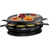 Tefal 2-in-1 Raclette Crep'party Store'Inn RE3208 schwarz, 1.050 Watt, für 8 Personen