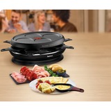 Tefal 2-in-1 Raclette Crep'party Store'Inn RE3208 schwarz, 1.050 Watt, für 8 Personen