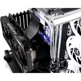 Thermaltake PCI-E 4.0 Dual 90° Riser Cable, Kabel schwarz, 13cm