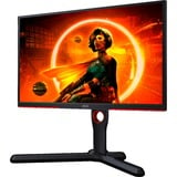 AOC 25G3ZM/BK, Gaming-Monitor 62 cm (25 Zoll), schwarz/rot, FullHD, VA, Adaptive Sync, 240Hz Panel